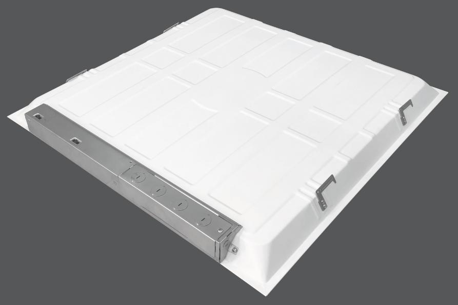 2x2 Screwless Panel 120-277V 3CCT & 3Wattage Selectable