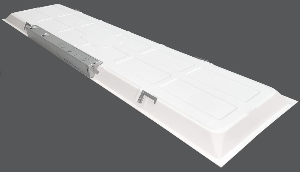 1x4 Screwless Panel 120-277V 5CCT & 5Wattage Selectable