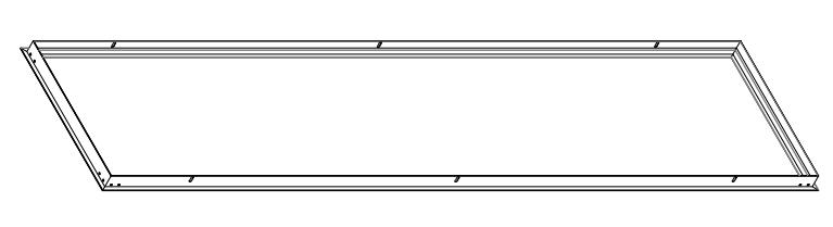 2x2 Flat Panel Light CCT & Wattage Dual Selectable 2-Pack White Housing