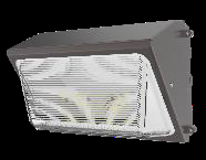 50-Watt Bronze Outdoor LED Large Square Canopy Flush Mount Light