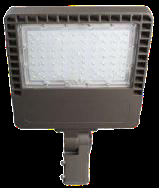 150-Watt Bronze Outdoor LED Commercial Area Light with Slip-Fitter